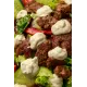 Салат с куриной печенью